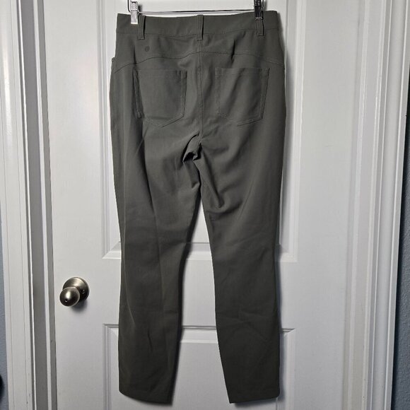 Lululemon City Sleek Slim-Fit 5 Pocket High-Rise Pant - 30 (sz10) Grey Sage - Picture 4 of 7